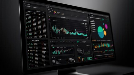 Portfolio screen showing growth stock predictions, colorcoded for volatility levels