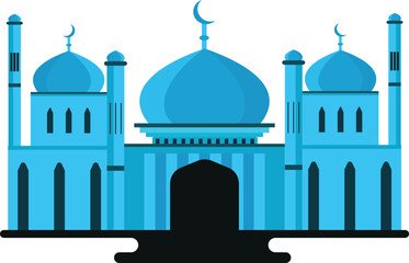 Mosque Vector Design,Adobe illustration Vector Design 