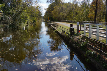 Washington Crossing, NJ: The Delaware Canal Towpath, a National Recreation Trail, runs along a 19th-century canal built to transport coal from the Upper Lehigh Valley to Philadelphia.