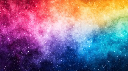Naklejka premium Vibrant Cosmic Background with Colorful Nebula and Starry Sky Offering a Stunning Display of Galactic Beauty for Fantasy and Science Fiction Designs