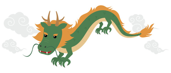 かわいい龍のイラスト