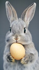 Obraz premium rabbit with easter egg