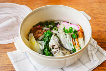 ハタハタのレンチン鍋