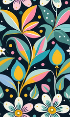 シームレスパターン, テクスチャ, グラフィックデザイン, 抽象アート, 幾何学模様, 装飾パターン, 連続背景, デジタルプリント, 装飾, モダンイラスト, ミニマリズム, 精巧なディテール, 対称性, 繰り返し, ベクターパターン, 有機的な形, テキスタイルデザイン, 現代アート, 自然なテクスチャ, 視覚美学, 工業的グラフィック, 花柄, 流れるライン, アールデコパターン, 色のコン