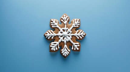 snowflake on a white