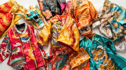 Vibrant Costumes for Children's Festival Celebrations