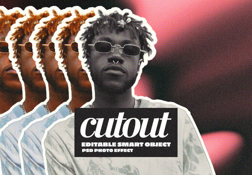 Cutout Poster Photo Effect