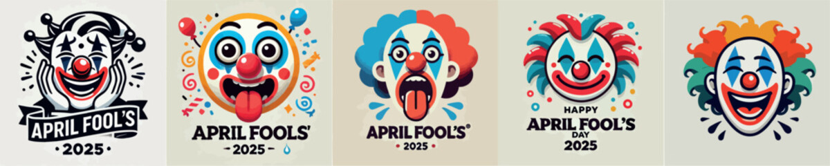 Image of clowns celebrating April Fool's Day