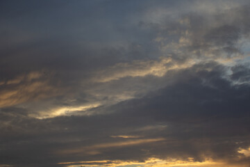 The Cloud Sky and my eyes are resting In the desert of Kuwait