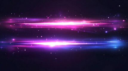 Obraz premium Abstract Purple and Blue Light Streaks Background