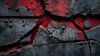 Phoenix 10 Black and Blood Red Grunge or Horror-Themed Background for Dark and Eerie Aesthetic Designs