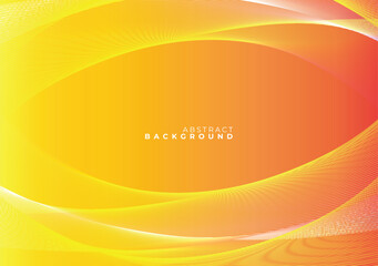 Abstract background with flowing red and orange lines blending into a smooth gradient.