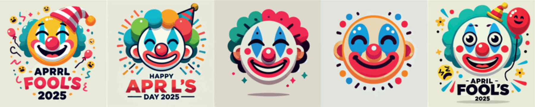 Image of clowns celebrating April Fool's Day