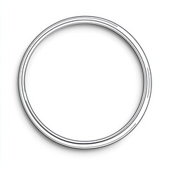 Naklejka premium Abstract Circular Frame Design With Lines