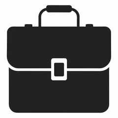 Briefcase Icon Vector Silhouette