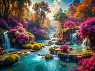 Vibrant Spectrum Arcadia: A Documentary Photography Series of Ethereal Landscapes