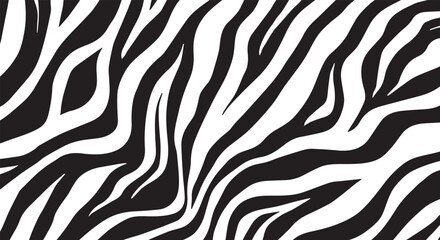 Zebra skin background vector. Animal fur, vector background for Fabric design, wrapping paper, textile, and wallpaper