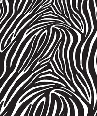 Zebra skin background vector. Animal fur, vector background for Fabric design, wrapping paper, textile, and wallpaper