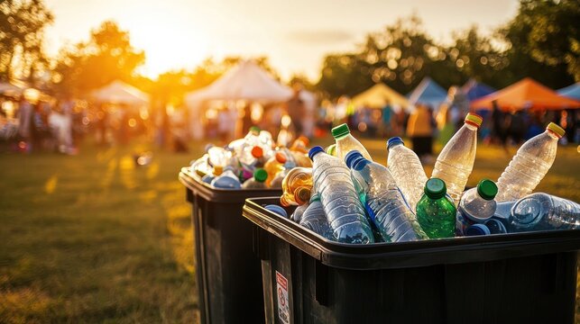 Plastic Recycling at a Summer Festival: Environmental Responsibility