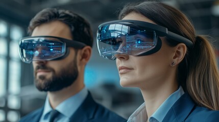 Engineers Using Augmented Reality for Safety Checks