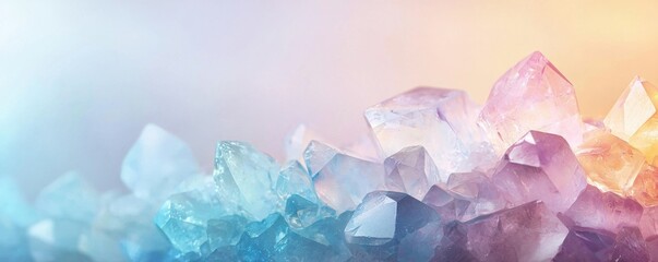 Captivating crystal display nature's palette stunning photography serene environment close-up perspective visual serenity