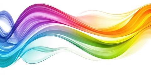 rainbow abstract design 