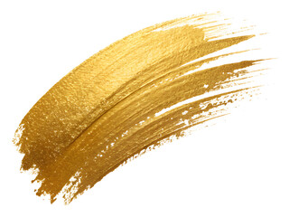 Gold brush strokes for text PNG