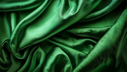 bright crumpled green velvet background