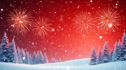 new background with fireworks