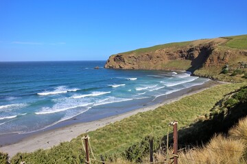 Otago Peninsula in Dunedin, New Zealand