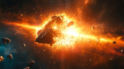 Cosmic Maneuver to Avoid Space Debris in Bright Light