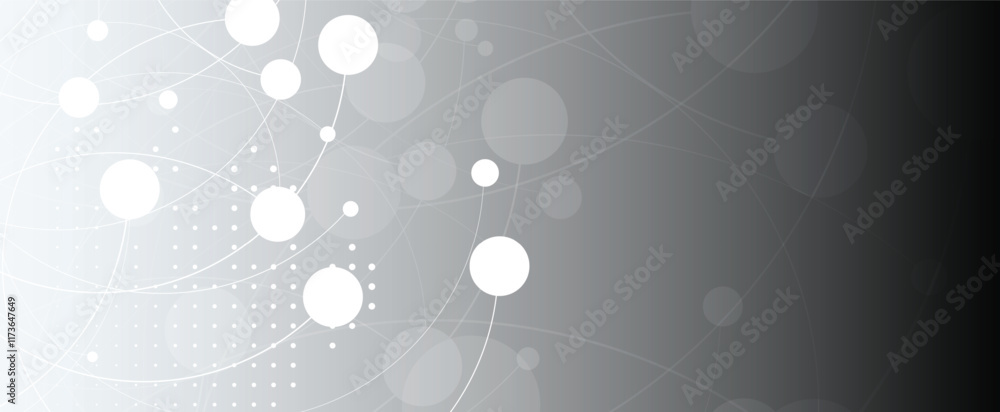 Poster Abstract technology and science circuit background