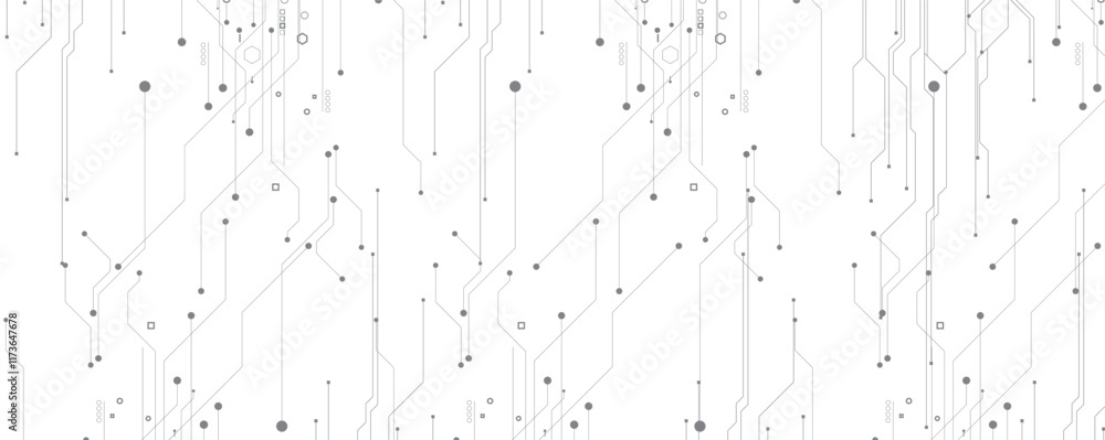 Poster Abstract technology and science circuit background
