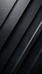 Abstract industrial design with dark grey, black carbon fiber pattern. Sleek lines, layers create modern tech aesthetic. Modern, stylish design. Futuristic tech background. Stylish pattern. High tech