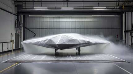 Innovative Wing Design Testing with Smoke Visualization