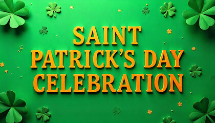 St. Patrick's Day Sale: Green and Gold Plaid with "It's Your Lucky Day" Message