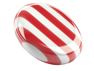 Obraz premium a red and white object with a white stripe on it's surface