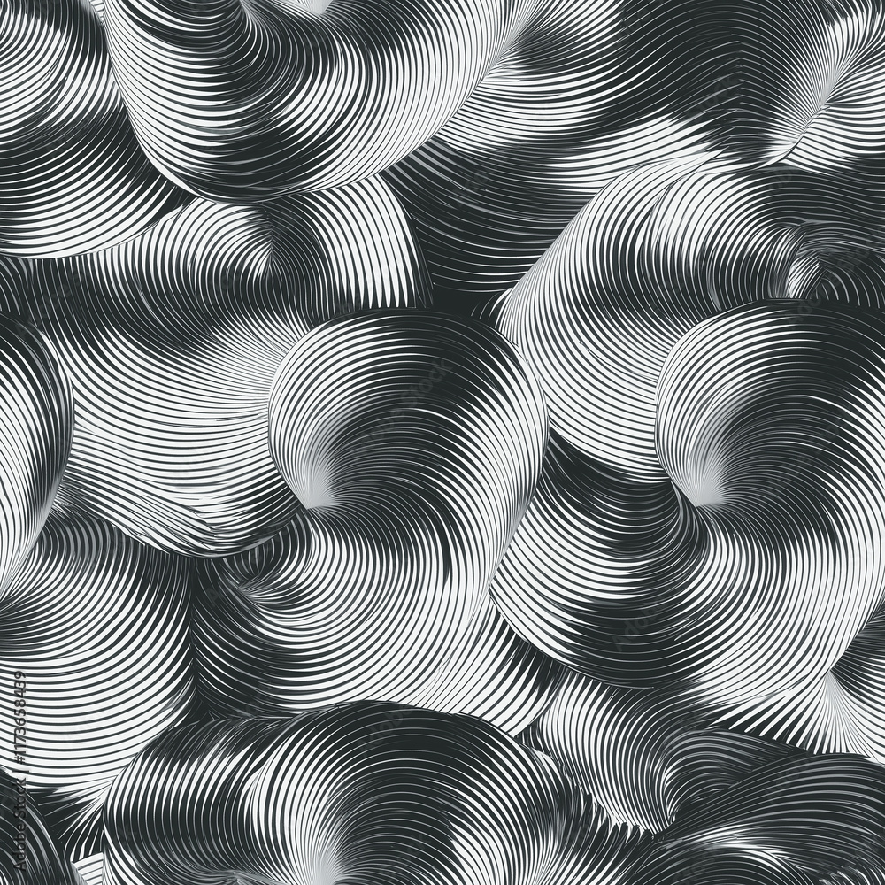 Aufkleber dynamic action of optical illusion designs abstract background seamless pattern art modern environme