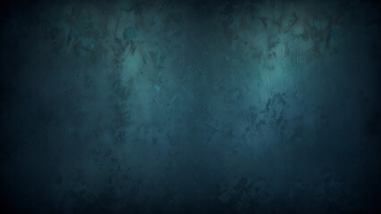 Obraz premium blue green grainy abstract background wallpaper room for copy