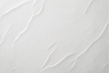 Obraz premium Abstract textured white paper background with natural creases and light shadows.