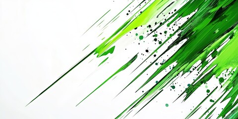 Obraz premium green abstract design