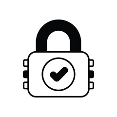 Padlock  vector icon