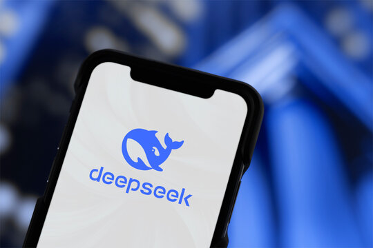 Guilherand-Granges, France - January 04, 2025. DeepSeek is an AI-powered platform specializing in advanced search and data analytics for business insights and decision-making.