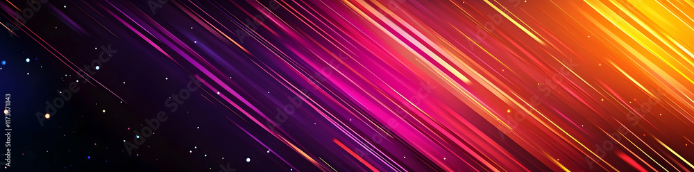 Poster abstract background with blurred light rays, a colorful gradient