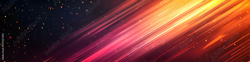 Poster abstract background with blurred light rays, a colorful gradient