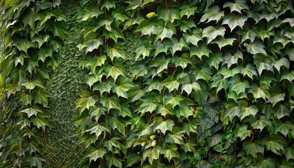 inexperienced liana on the wall historical past