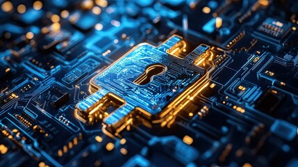 Obraz premium The role of blockchain in ensuring data security and preventing cyber fraud. -