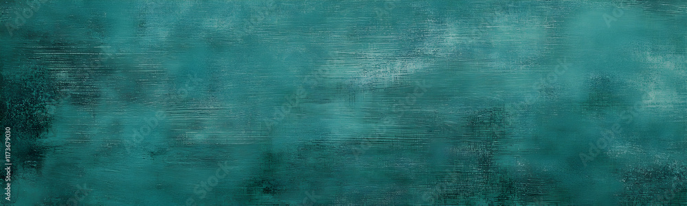 Poster a simple teal background with a subtle grain texture