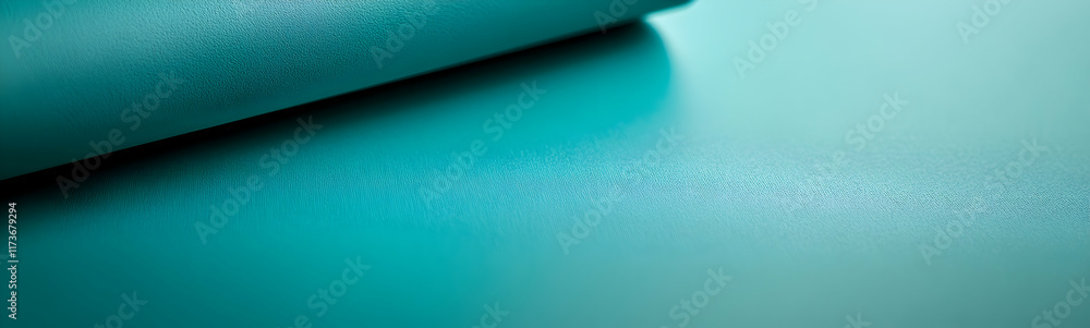 Aufkleber a simple teal background with a subtle grain texture