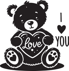 teddy bear with heart